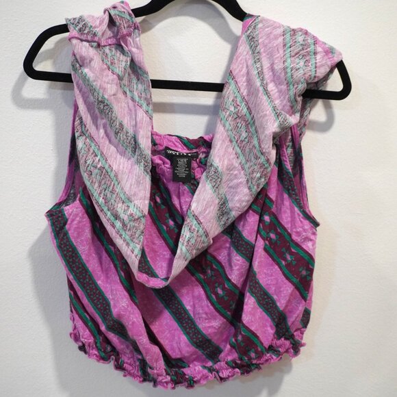 Wrangler Retro Pink Aztec Crop Top - Picture 4 of 8